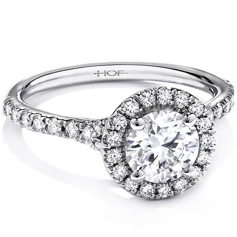 HOF Engagement Ring HBRTCR0085PLA-C